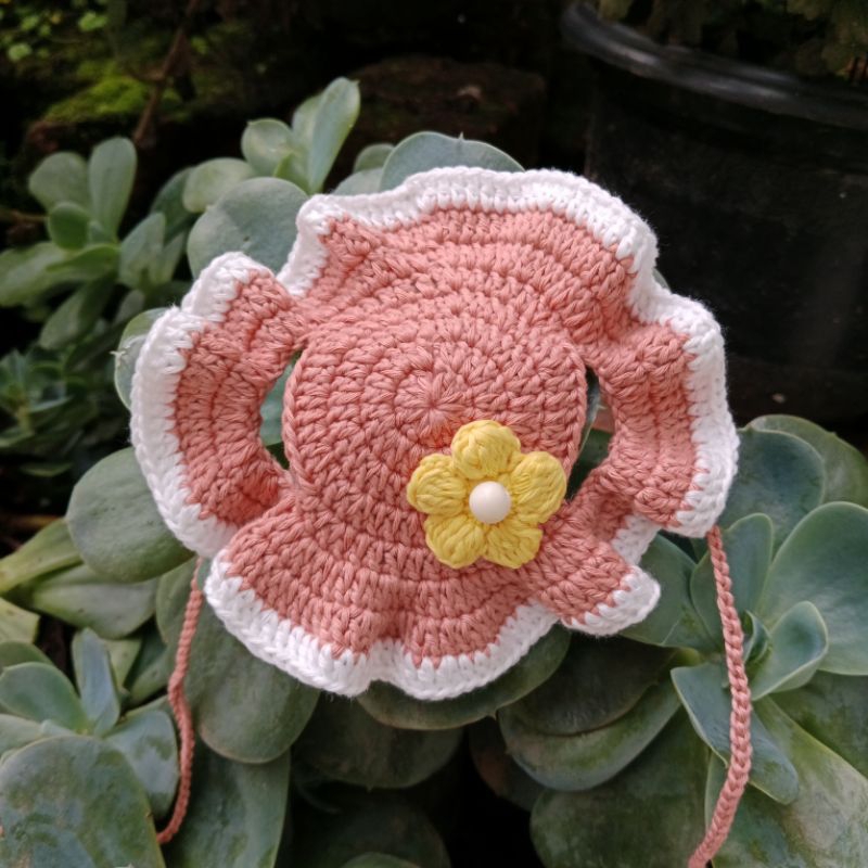 TOPI KUCING RAJUT | RAJUTAN | CROCHET | KUCING