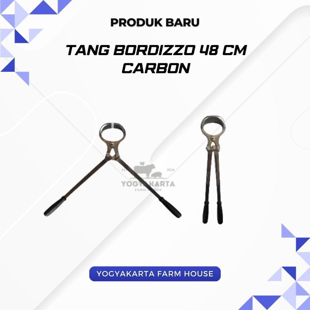 Tang Bordizzo 48cm Carbon - Sapi Tang Kastrasi Hewan Ternak Sapi Kerbau