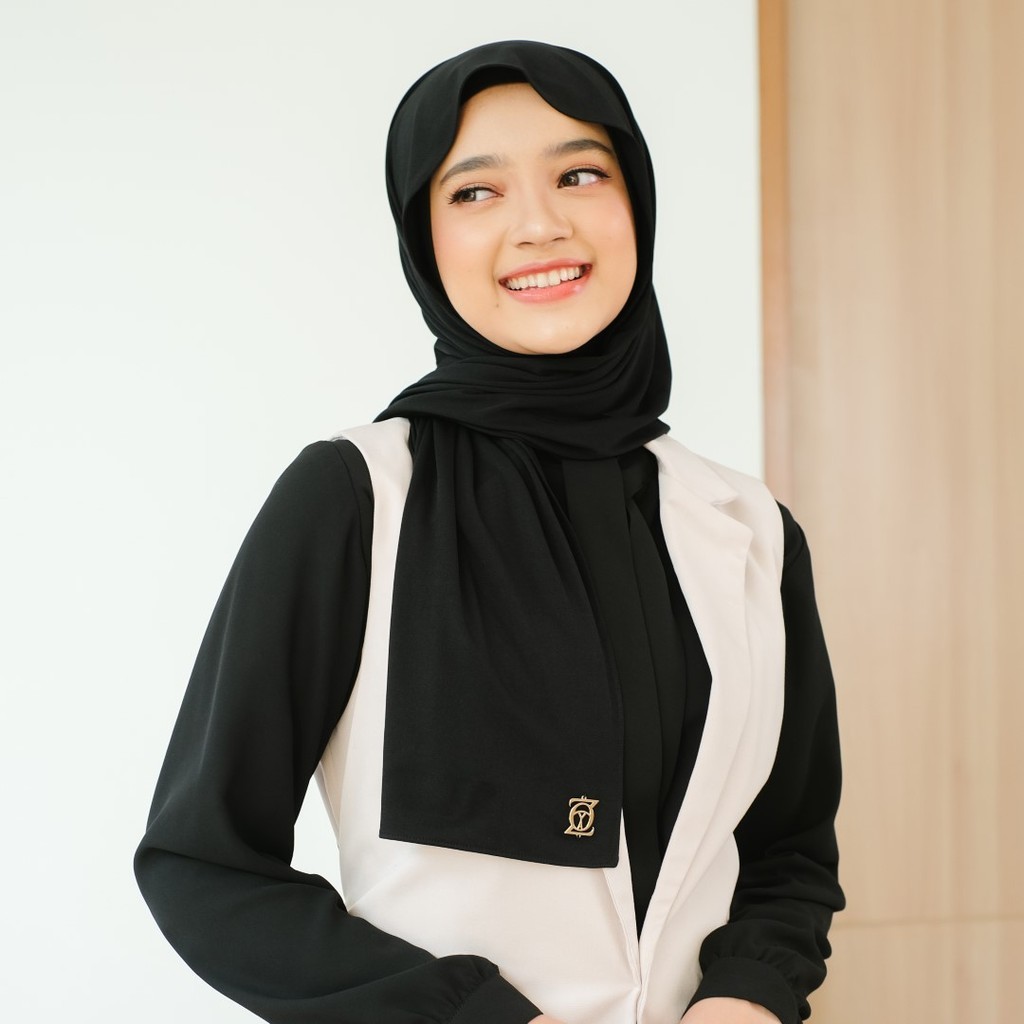 Zoya CALISTA Pashmina Instant - Hijab Pashmina Instan Polos Bahan Jersey