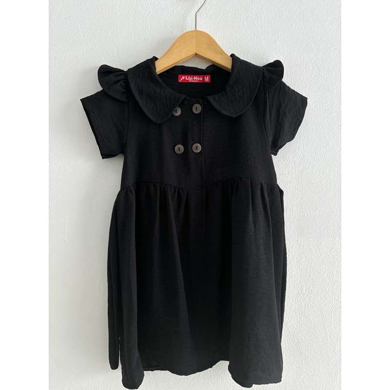 Dress crinkle anak