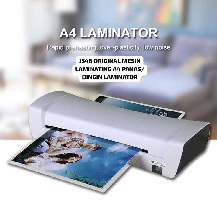 

J546 ORIGINAL MESIN LAMINATING A4 PANAS DINGIN LAMINATOR LAMINASI ALAT DOKUMEN FOTO KERTAS HOT COLDD