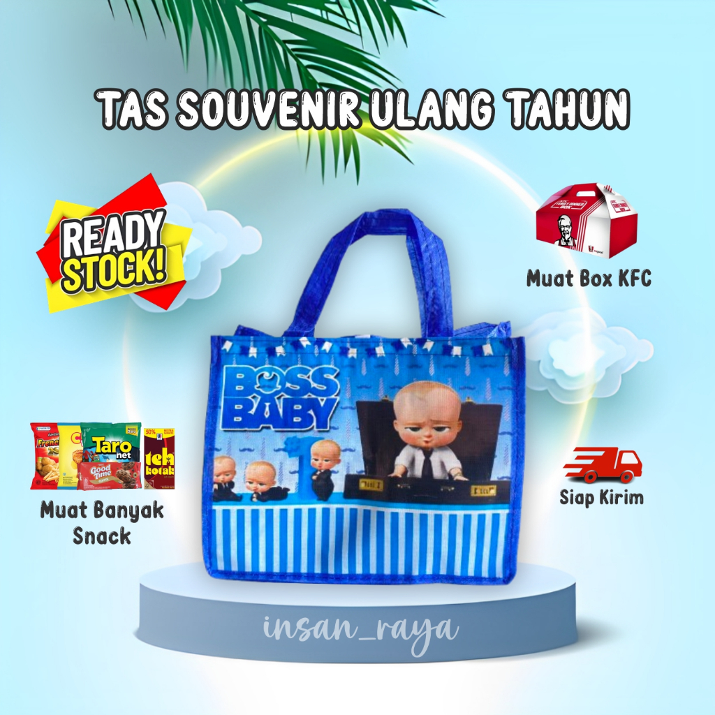 

TAS ULTAH BABY BOSS READY STOCK/TAS ULTAH MURAH/TAS ULTAH ANAK/TAS ULTAH SIAP KIRIM