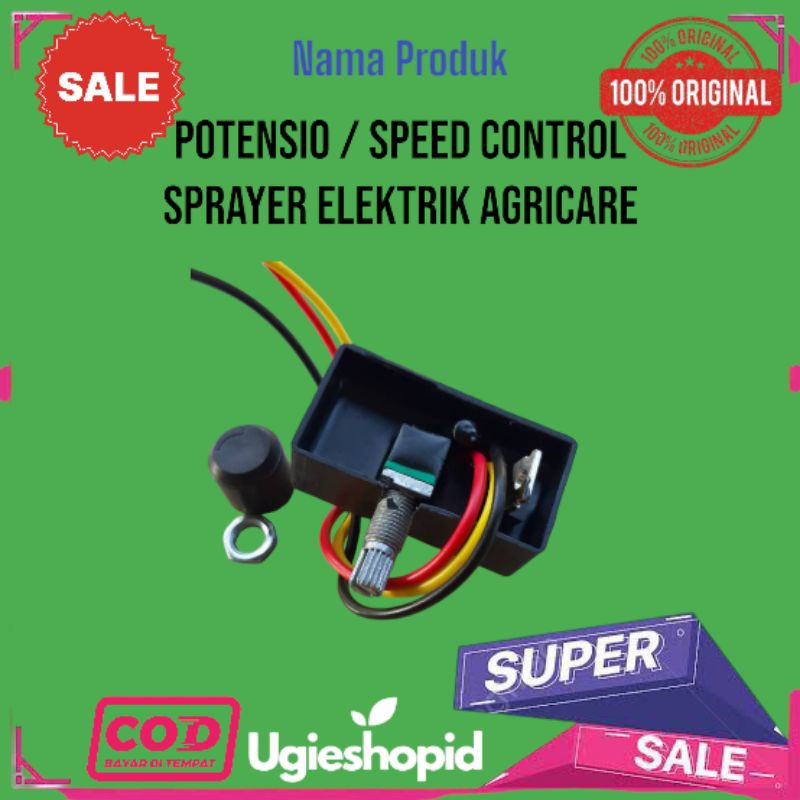 Potensio sprayer  Elektri Potensio tengki Elektrik | Speed Control sprayer elektrik