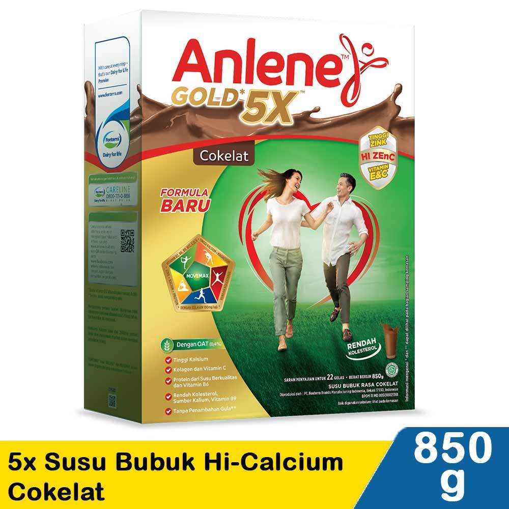 

anlene gold susu berkalsium tinggi coklat 850gr