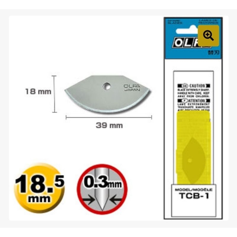 

OLFA TCB-1 (isi 3pcs)