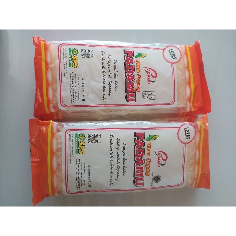 

Bihun Jagung Padamu harga untuk 4 bungkus 60 g