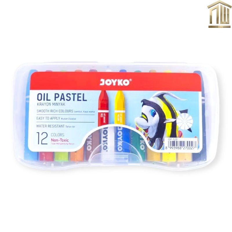 

Crayon Joyko Oil Pastel-12S 12 Warna