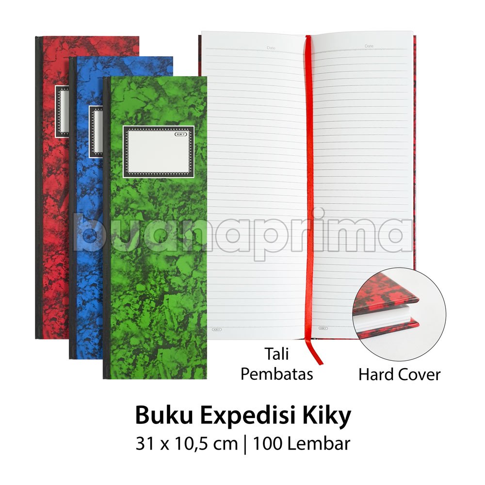 

Buku Expedisi Hard Cover Kiky 100 Lembar per pcs Polos Ekspedisi Hard Cover