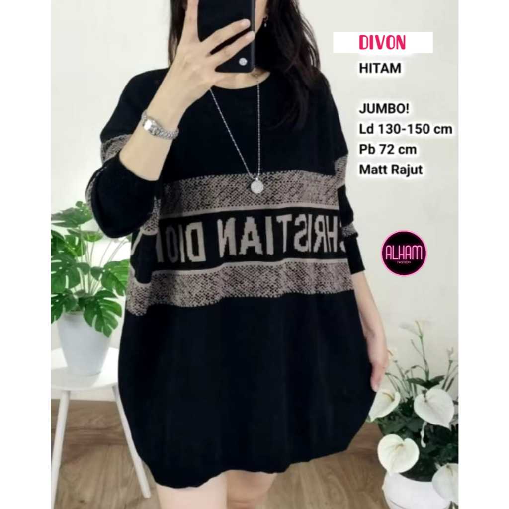 BLOUSE RAJUT WANITA KOREAN STYLE JUMBO SIZE XXXL MOTIF TERBARU PAKAIAN WANITA BAJU ATASAN LENGAN PAN