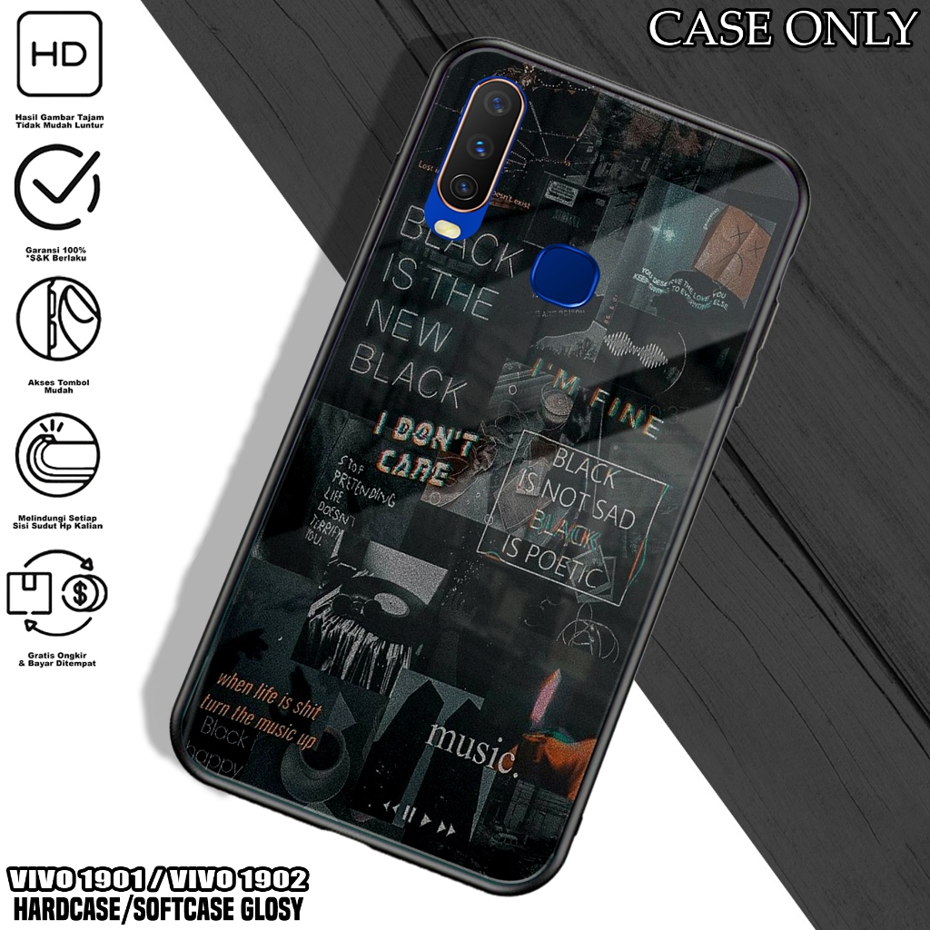 Case VIVO 1901 / 1902 - Casing VIVO 1901 / 1902 [ ATK ] Silikon VIVO 1901 / 1902 - Kesing Hp - Casin