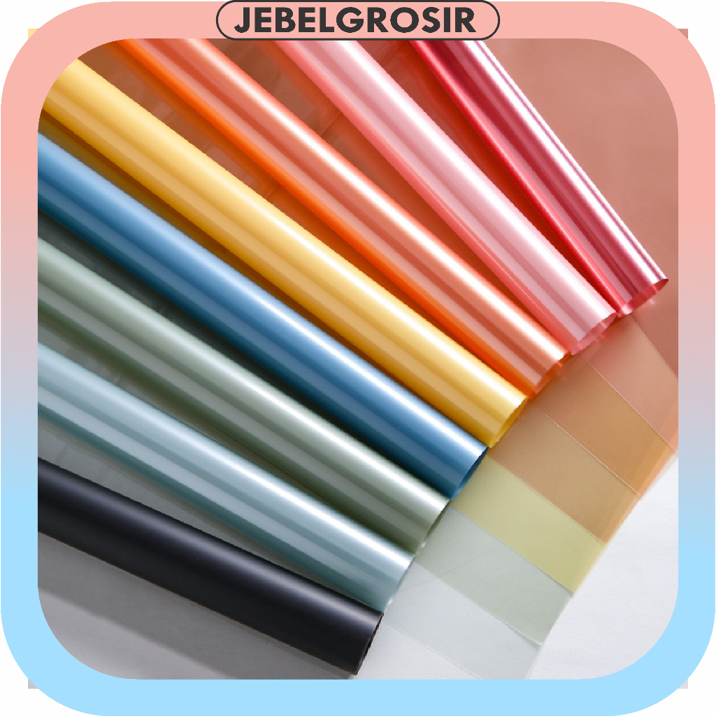 

Color OPP Transparent Roll 10 Meter Buket Bunga Flower Wrapping Florist KB6045