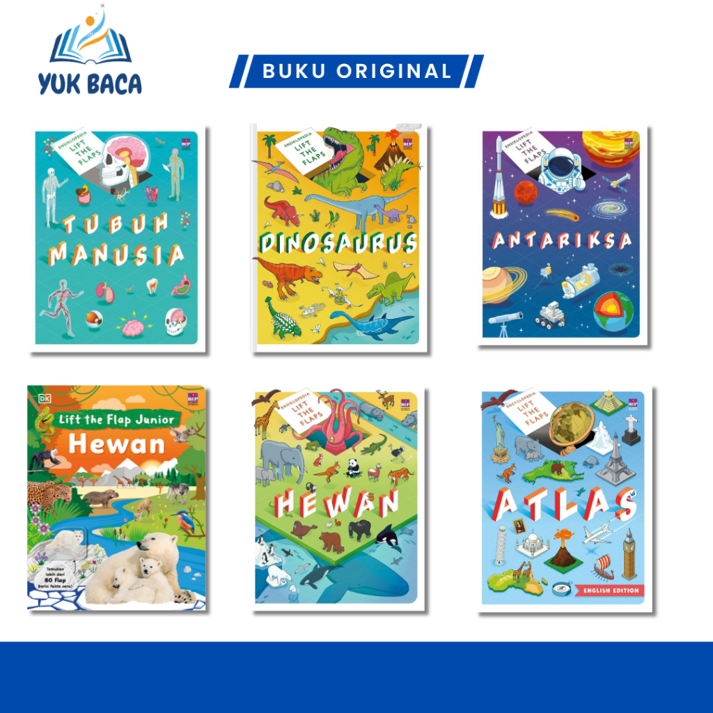 Ready Buku Seri Ensiklopedia Lift The Flap: Tubuh Manusia - Ensiklopedia Lift The Flap: Atlas - Ensi