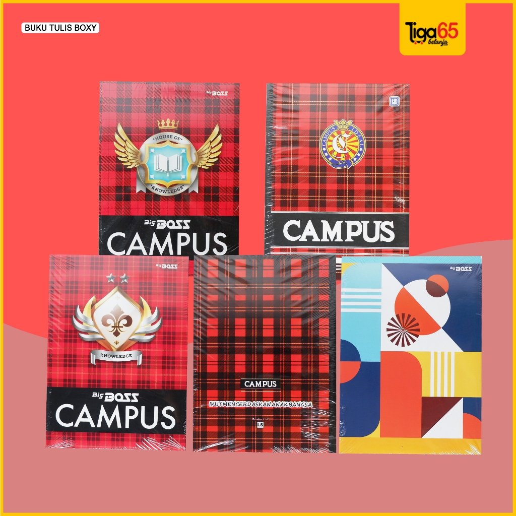 

Buku Tulis Kwarto / Buku Tulis Boxy / Buku Boxy Bergaris / Buku Tulis Sekolah 1 Pak (10 Buku)