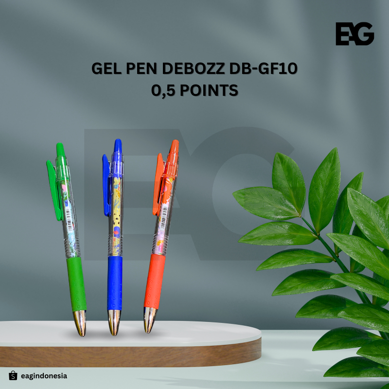 

EAG Market | Gel Pen Debozz DB-GF10 Retractable [RANDOM - 0.5 points]