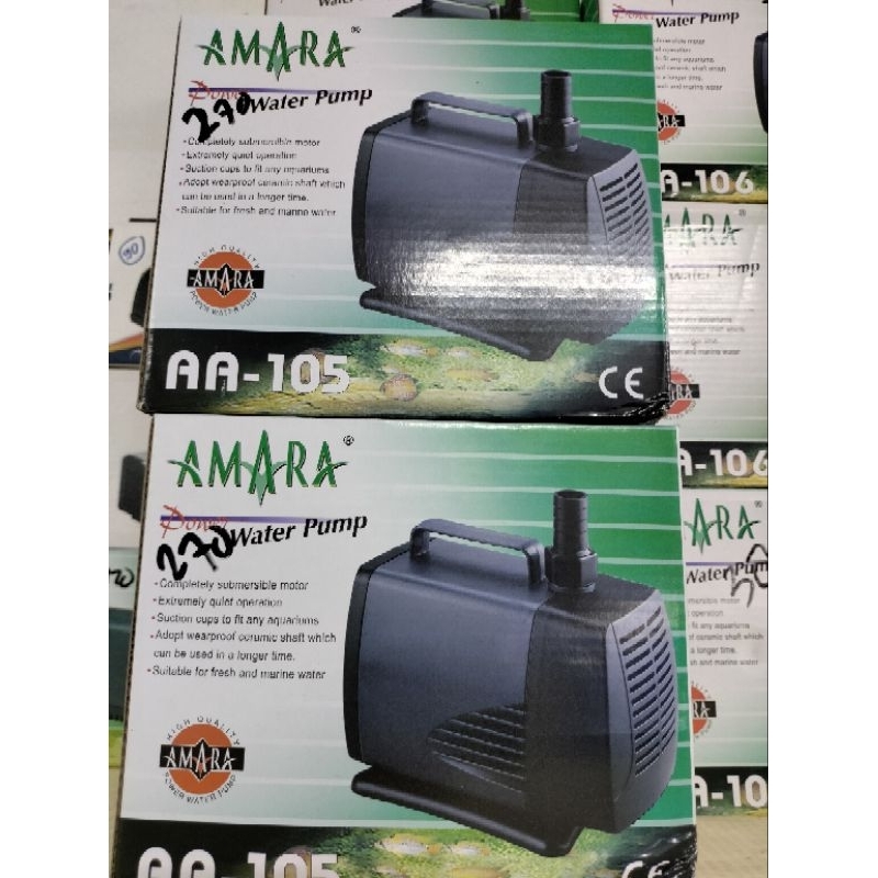 Pompa Aquarium / pompa kolam / Pompa air Hidroponik Amara AA-105 / AA105