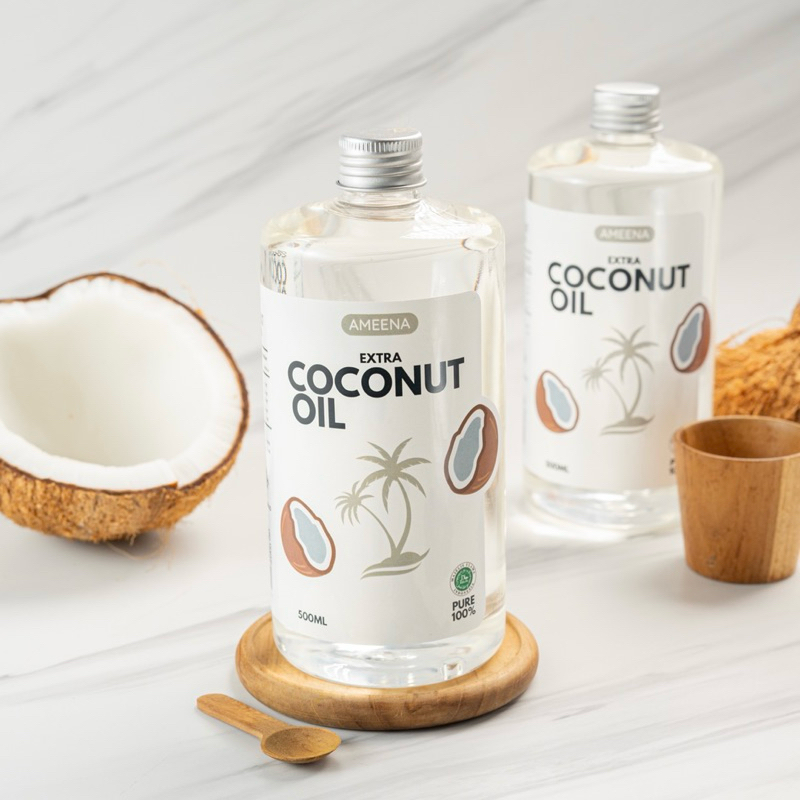 

[ BIG ] Pure Extra Coconut Oil 500ml - Ameena Minyak Kelapa 100%