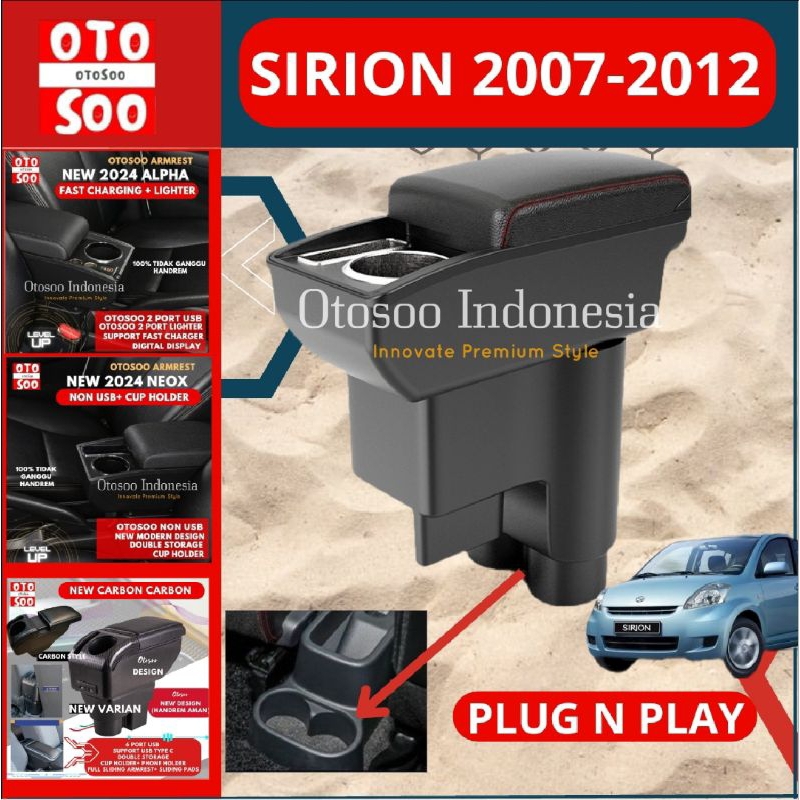ARMREST SIRION 2007-2012 - OTOSOO ARMREST BOX SIRION 2007-2011 -  SIRION ARMREST