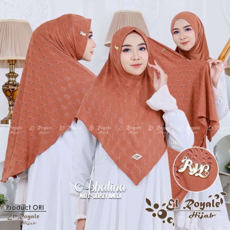 Jilbab instan jersey INNER ASHALINA Ori EL ROYALE