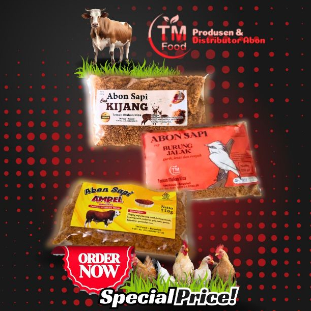 

Abon Super Sapi dan Ayam TM Food Halal 250 Gram