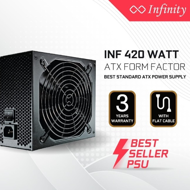 Infinity 420W - Power Supply 80+ BRONZE