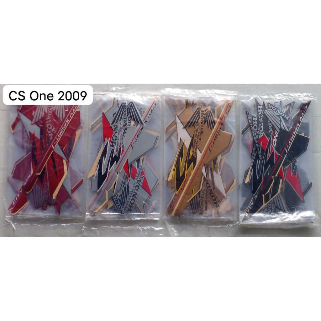 Striping Sticker Honda Cs One Cs 1 Csone Merah List body Motor Cs One Cs 1 Terbaik