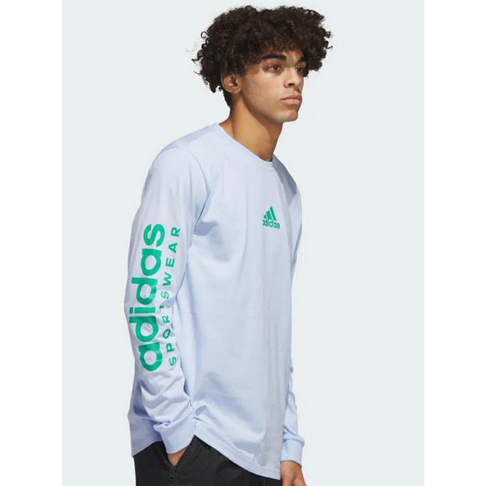 KAOS PANJANG COWO ADIDAS T-Shirt Lengan Pendek Xpress Pria Biru HA7209