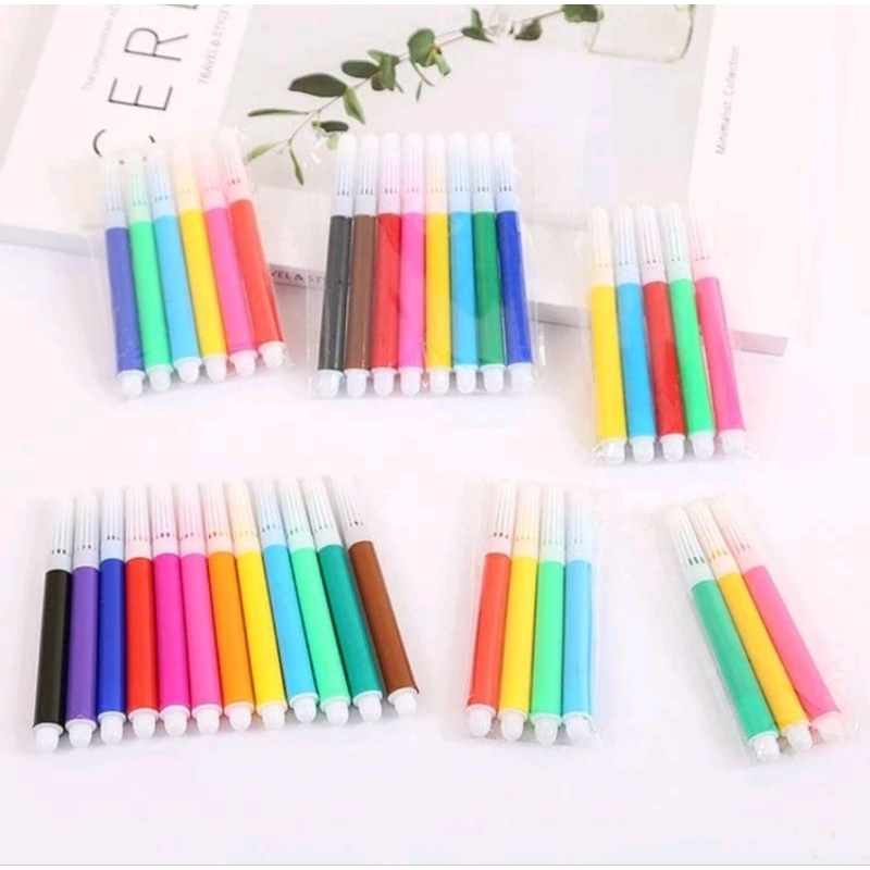 

Spidol Pensil Warna Mini isi 6 Pcs