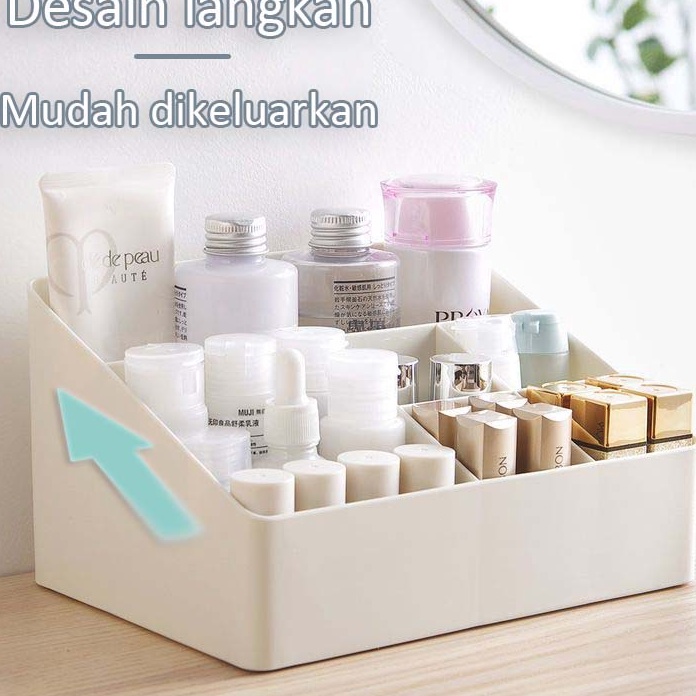Langka Rak Kosmetik Aesthetic Rak Skincare Dan Makeup Rak Skincare Aesthetic 3 Laci M Wadah Make Up 