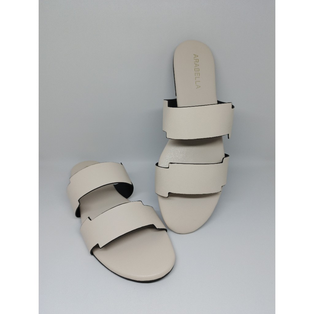 Sandal Teplek Wanita Sendal Flat Hak Datar Selop Slip On Casual Remaja Kekinian Terbaru Viral