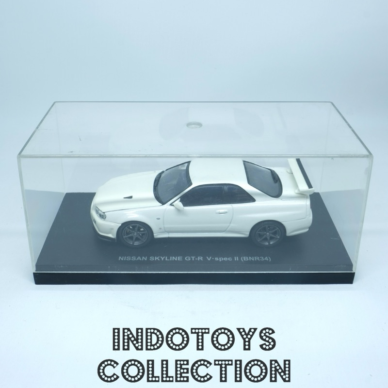 Kyosho ~ Nissan GTR V Spec II BNR34 Skala 1/43