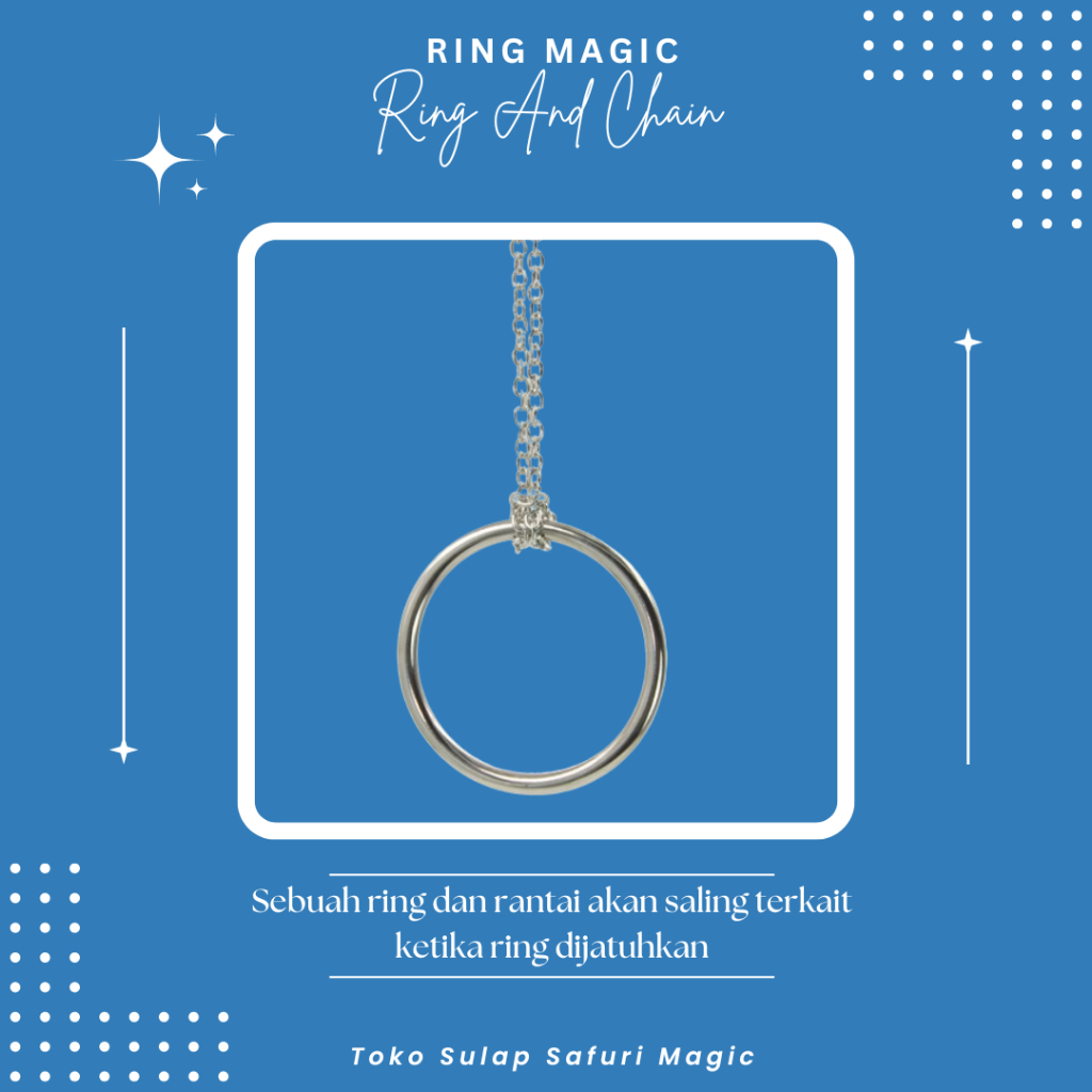 Alat Sulap Ring and Chain - Sulap Kalung Cincin - Sulap Cincin - Toko Sulap