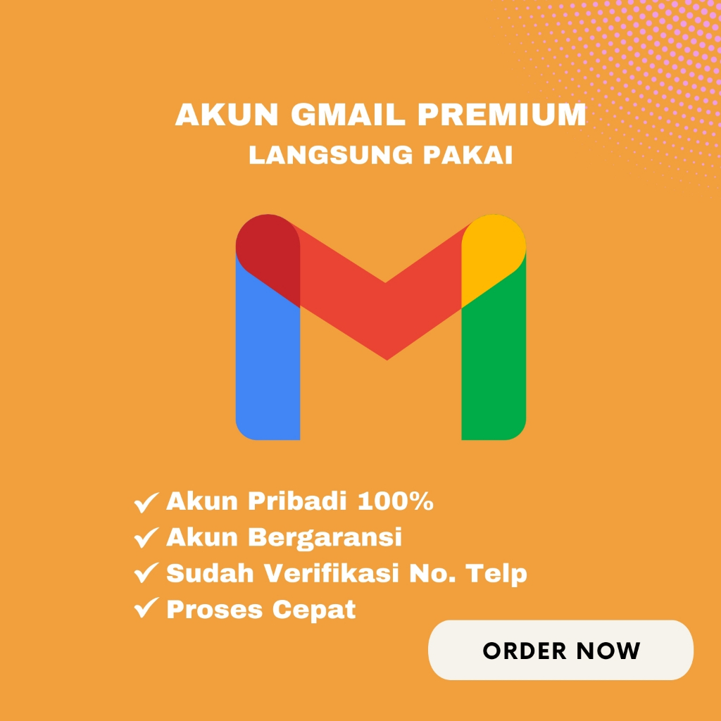 Akun Gmail Fresh | Sudah Verifikasi Nomor Telpon