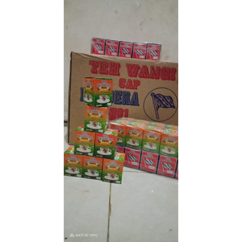 

Bendera teh bubuk aroma melati ecer (@50gr)