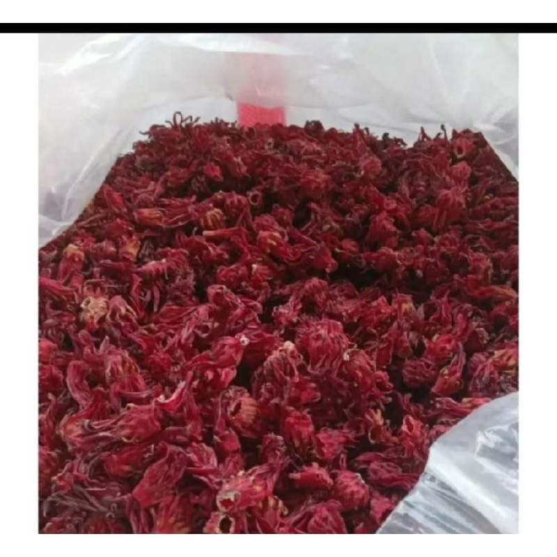 

500 gr bunga Rosella merah kering grade A kualitas bagus