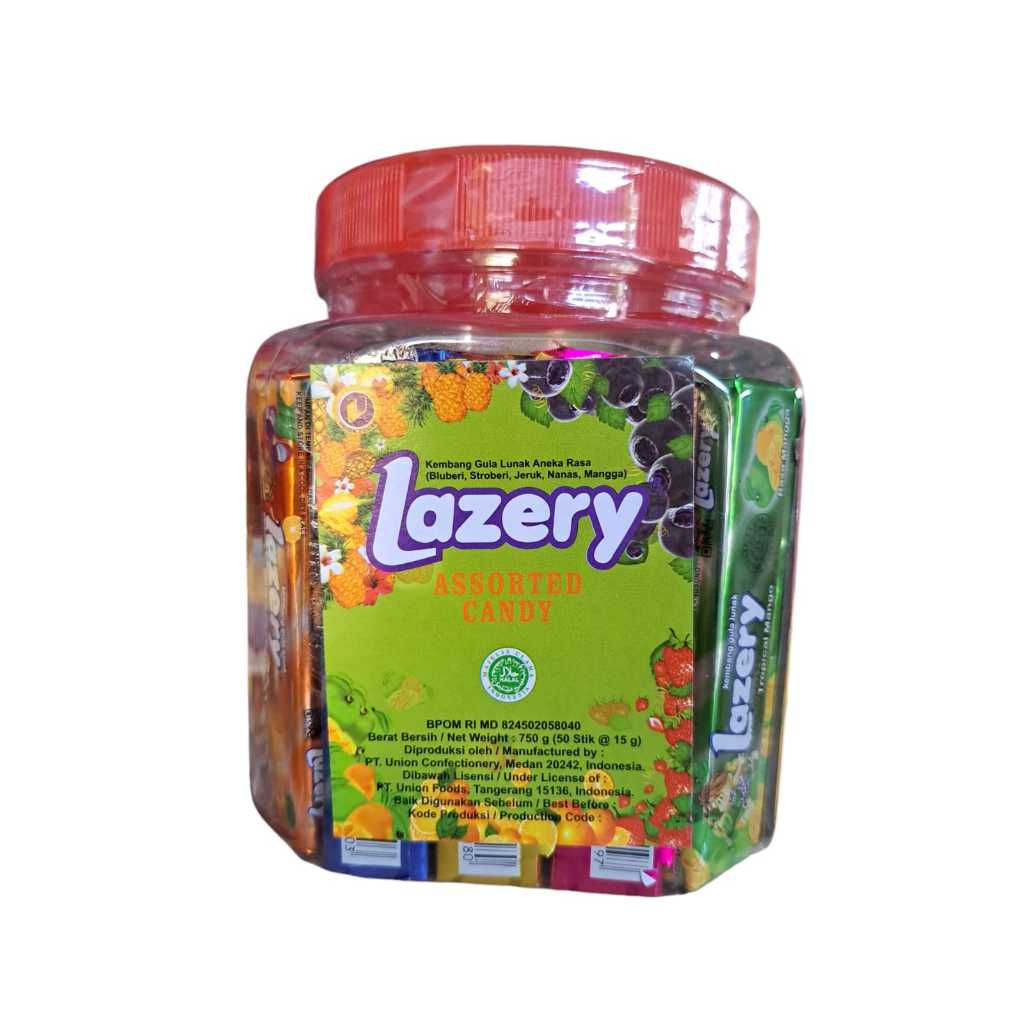 

lazery permen kunyah stik 1 ples isi 50 pcs