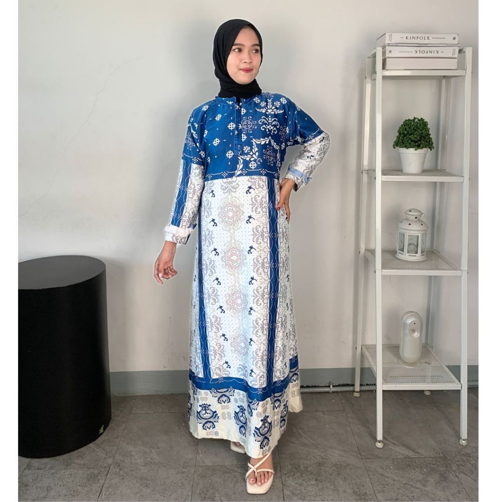 GAMIS AURORA DENADA SATIN SILK BUSUI MEWAH | DRESS KONDANGAN PESTA KEKINIAN