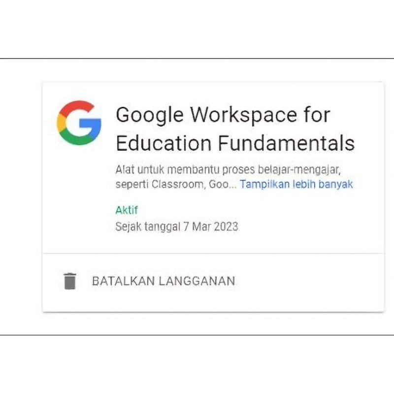 Akun Gsuite