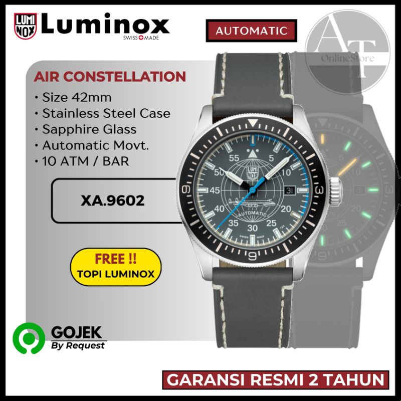 Jam Tangan Pria Luminox 9602 Air Constellation Pilot Watch ORIGINAL Resmi