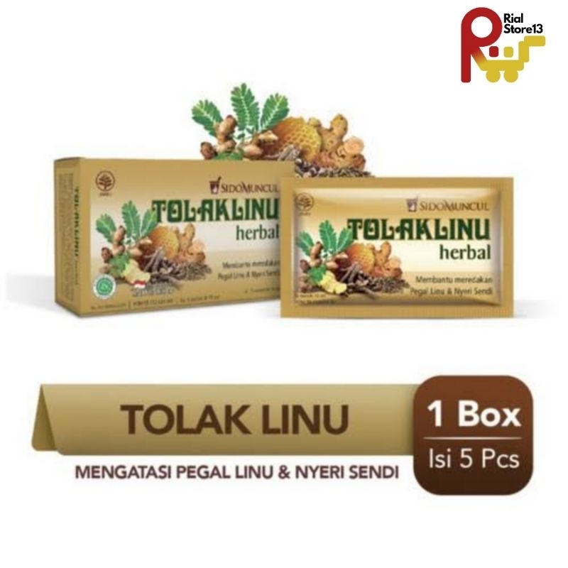 

SIDO MUNCUL TOLAK LINU Herbal 1 Box @5 Sachet 15 ml - Mengatasi Pegal Linu & Nyeri sendi