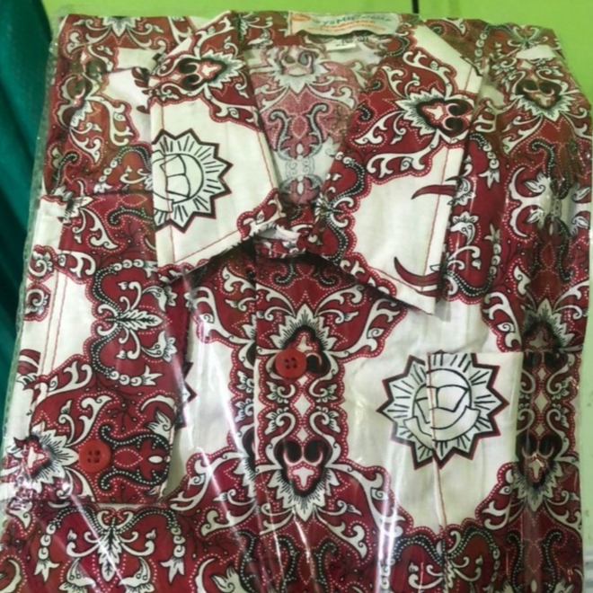 Seragam IPM SD Lengan Pendek / Ikatan Pelajar Muhammadiyah / Baju batik lengan pendek / Batik Cita-C