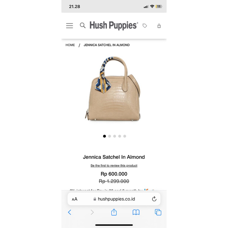 Tas Hush Puppies Jennica Satchel