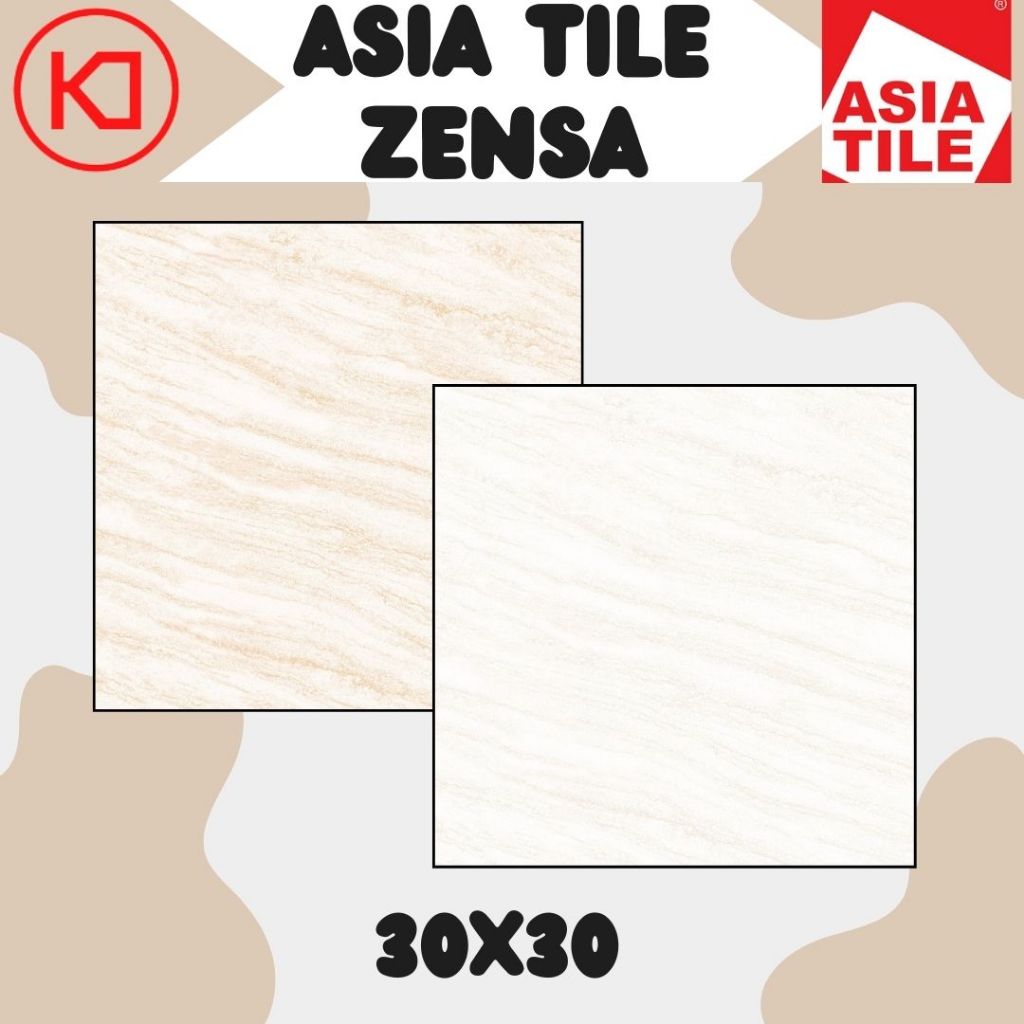 Keramik Lantai Motif Asia Tile Zensa 30x30