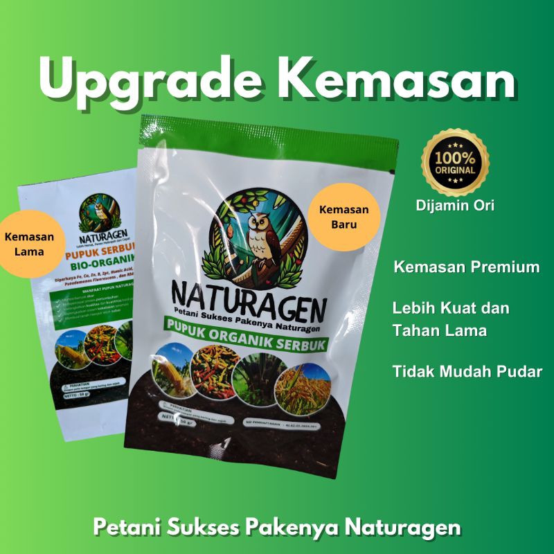 1 Pcs Pupuk Bio Organik Naturagen ORI TERMURAH (BISA COD) pupuk Naturagen padi pupuk Naturagen jagun