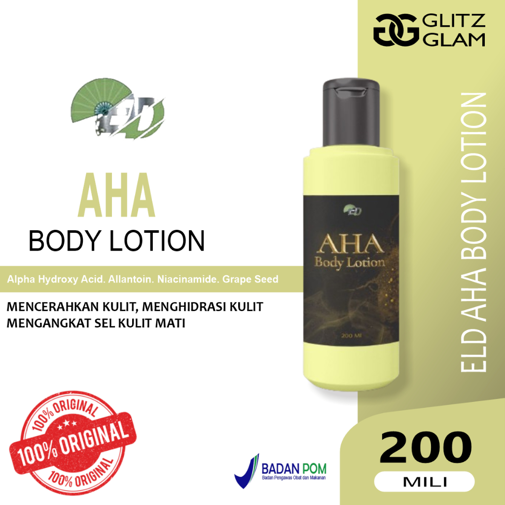 ELD AHA Body Lotion Whitening Booster 200ml