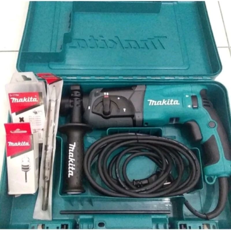MESIN BOR SDS ROTARY HAMMER 22MM MAKITA HR2470x5 / MESIN BOR SDS MAKITA HR 2470 Original