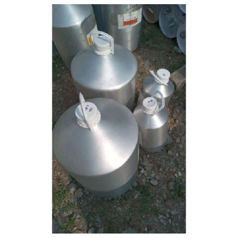 botol aluminium 25 liter/jerigen/tong