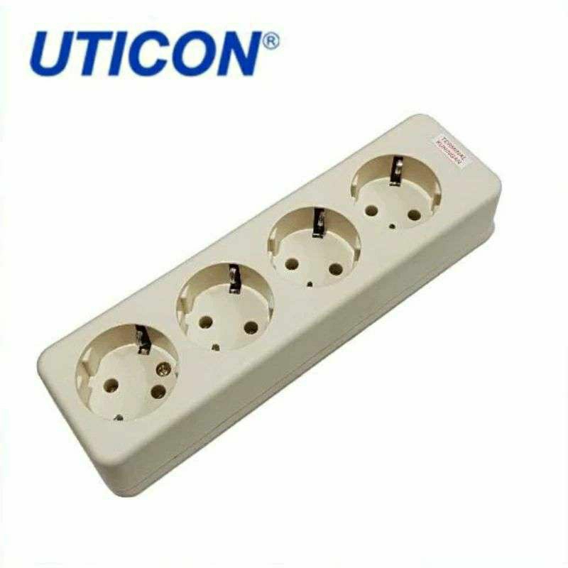 Stop kontak 4 lubang uticon