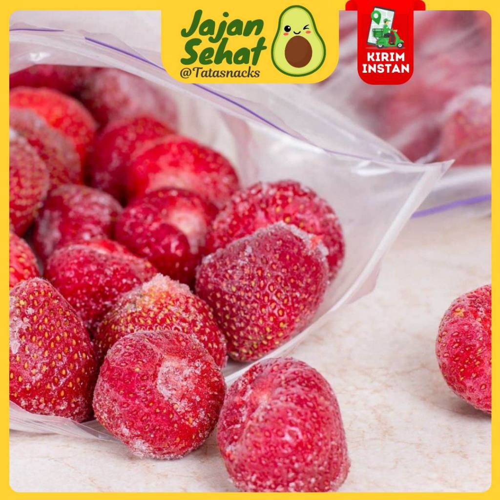 

STRAWBERRY FROZEN PREMIUM GRADE A 1KG/ BUAH BEKU STRAWBERRY/ STROBERI FROZEN