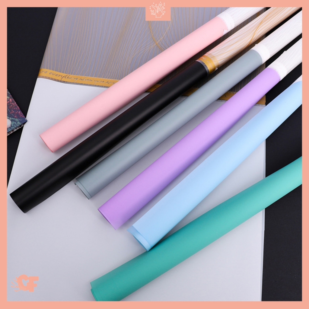 

20 LEMBAR Kertas Buket Bunga Transparan Line Flower Wrapping Paper Cellophane KB6066