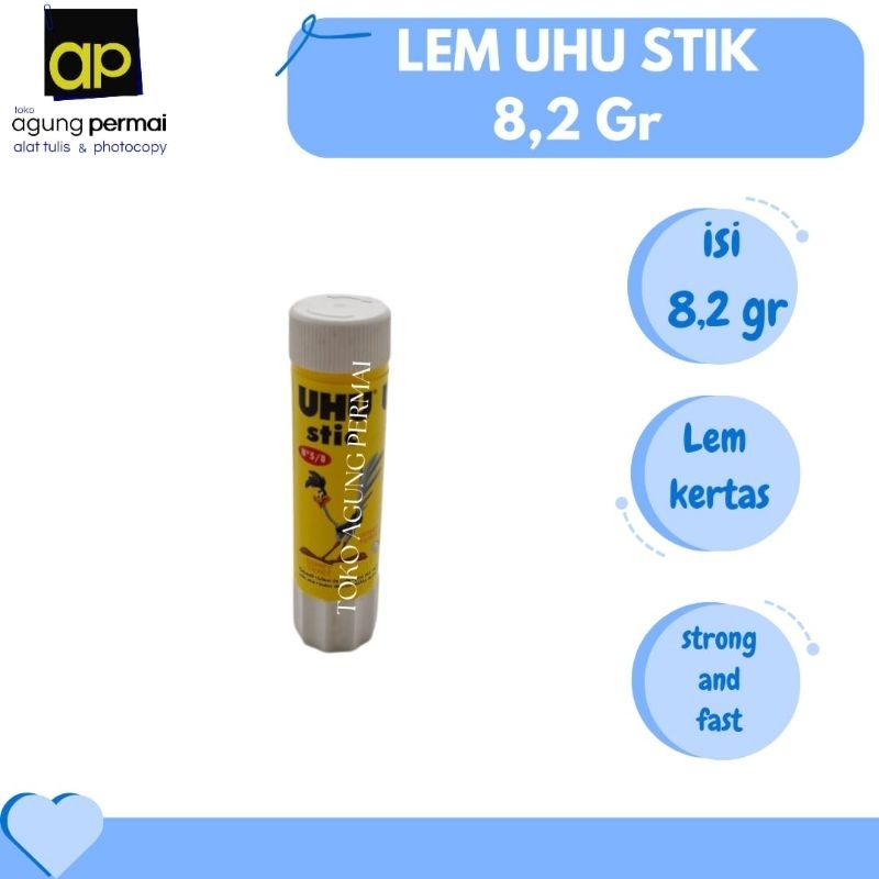 

LEM UHU STIK KECIL 8.3 gr